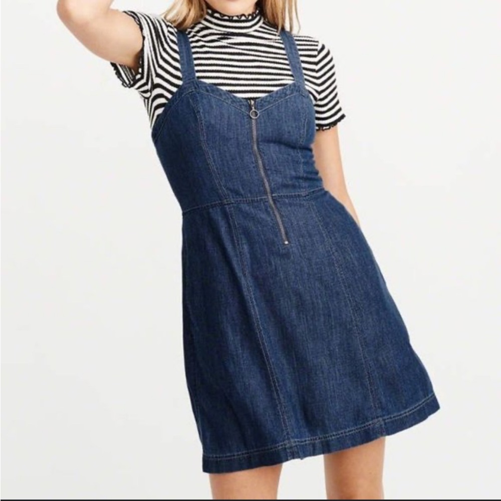 Abercrombie & Fitch Zip-up mini dress